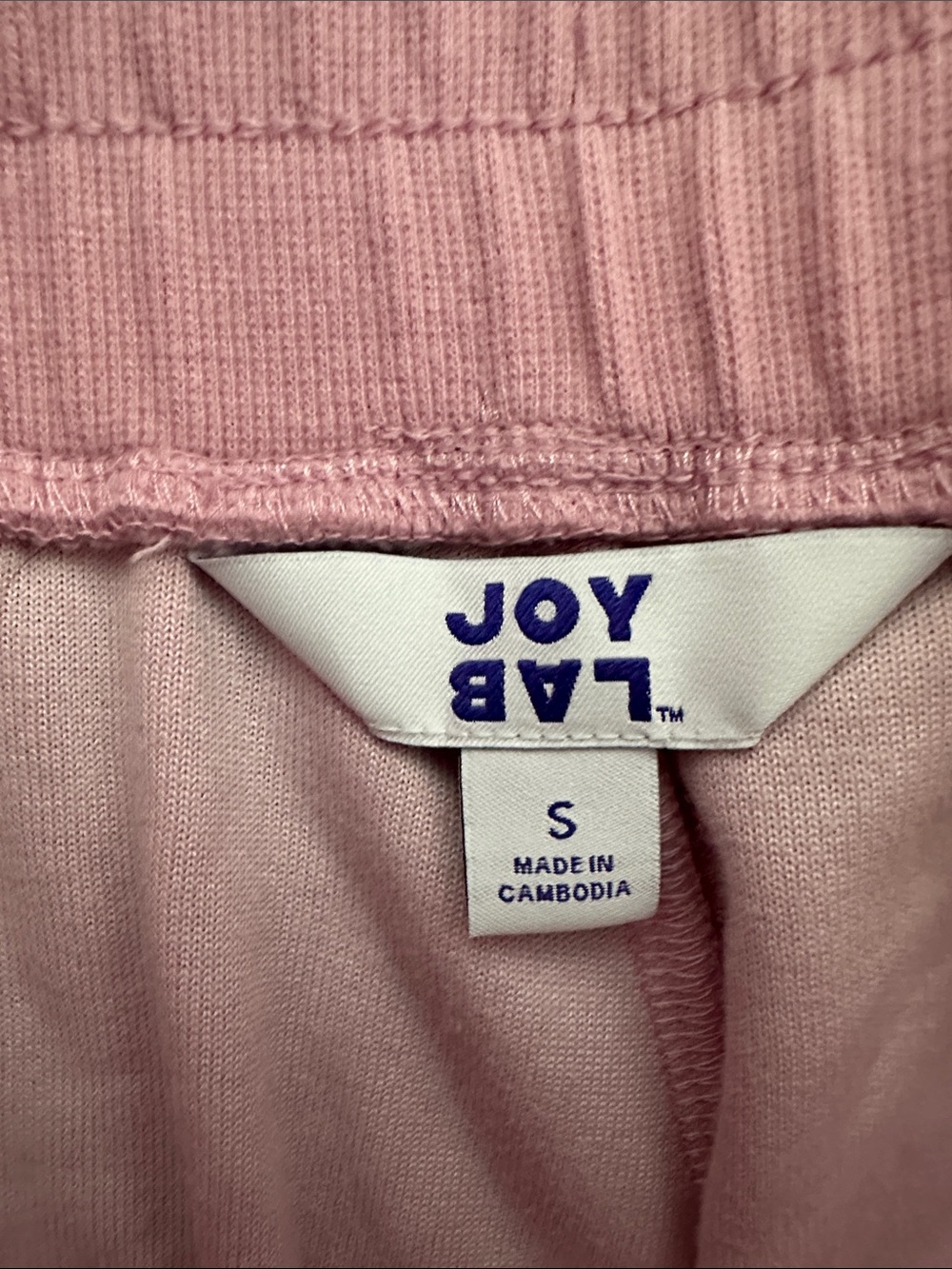 JoyLab Target Pink Velour Lounge Shorts Mid Rise Drawstring Athletic Casual S - Picture 7 of 7